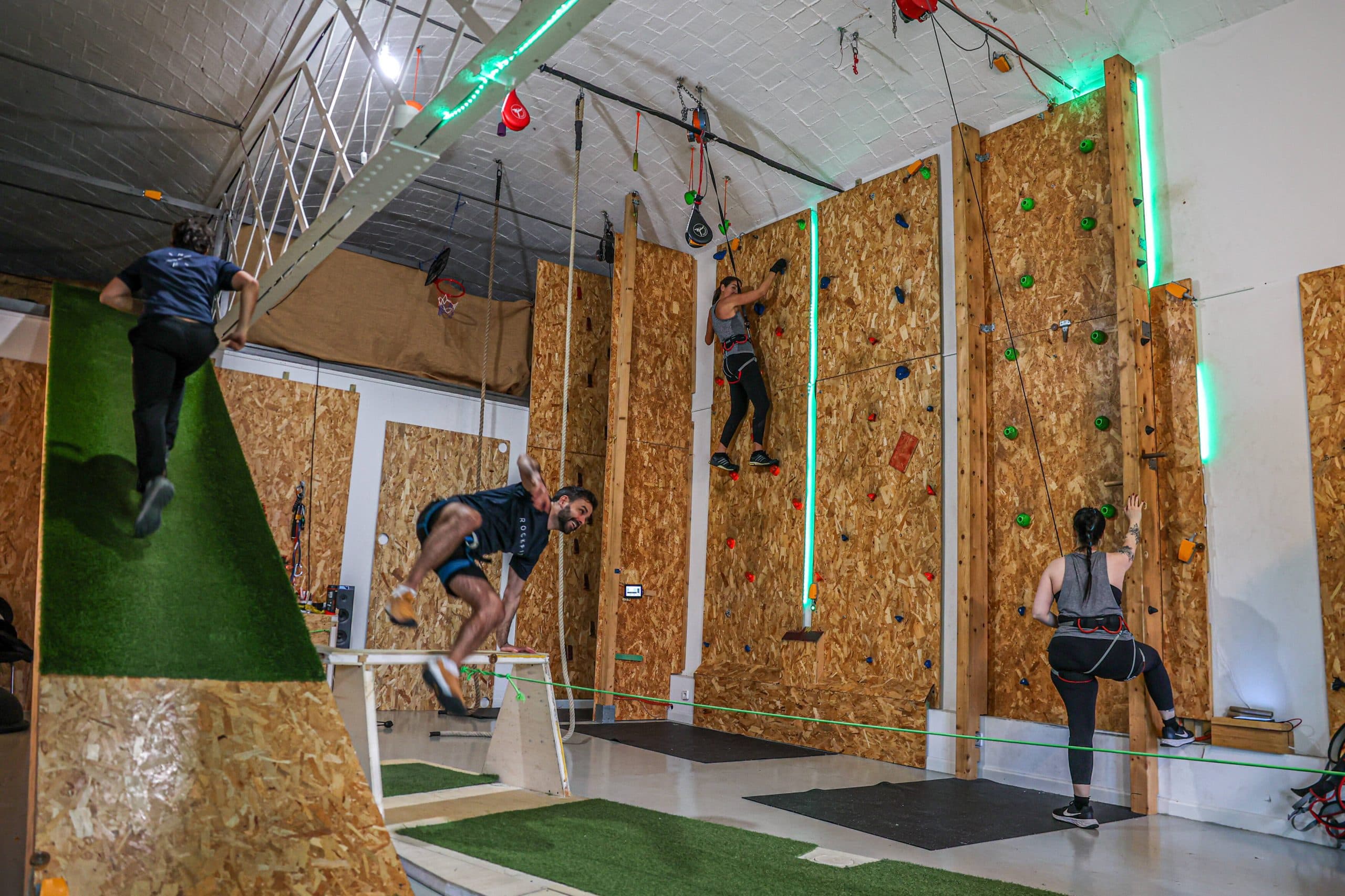 Sesión de fin de semana Rockfit  -  retos y obstáculos